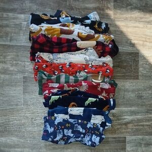 Colorful Patterned Pajama Pants Set